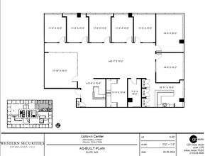 2626 Howell St, Dallas, TX à louer Plan d  tage- Image 1 de 5