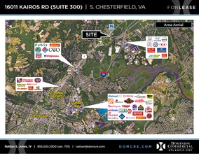 16011 Kairos Rd, Colonial Heights, VA - AERIAL  map view