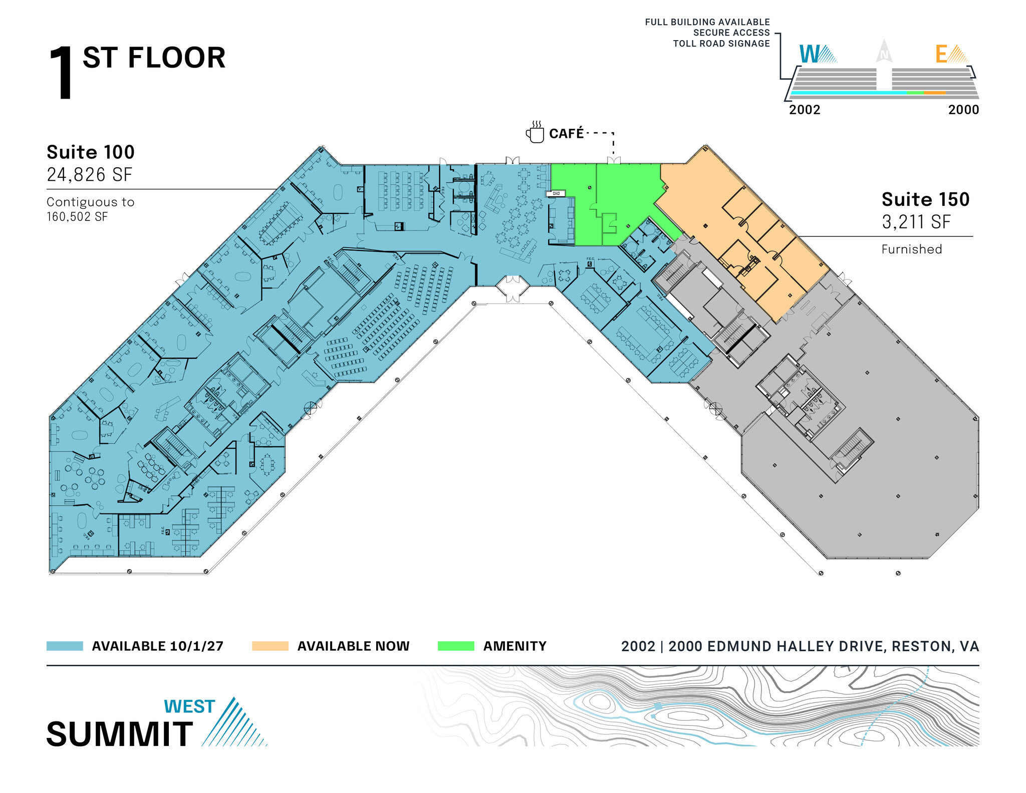 2002 Edmund Halley Dr, Reston, VA for lease Floor Plan- Image 1 of 1