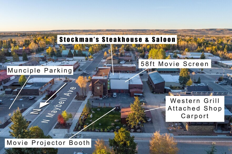 117 Pine St, Pinedale, WY à vendre - Aérien - Image 3 de 10