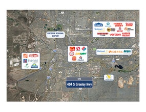 404 Greeley Hwy, Cheyenne, WY - Aérien Vue de la carte - Image1