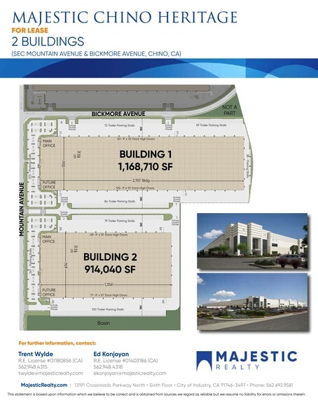 SEC Mountain Ave & Bickmore Ave, Chino, CA for lease - Site Plan - Image 2 of 2