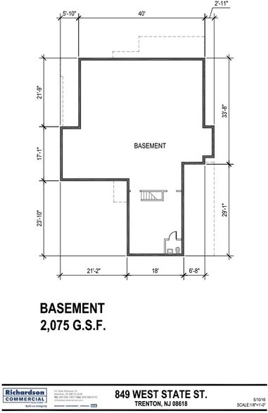 849 W State St, Trenton, NJ à vendre - Plan d’étage - Image 3 de 10