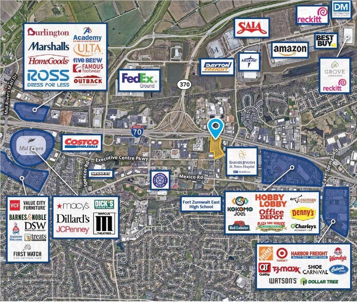 BJC St Peters Dr, Saint Peters, MO à vendre - Photo du bâtiment - Image 2 de 2