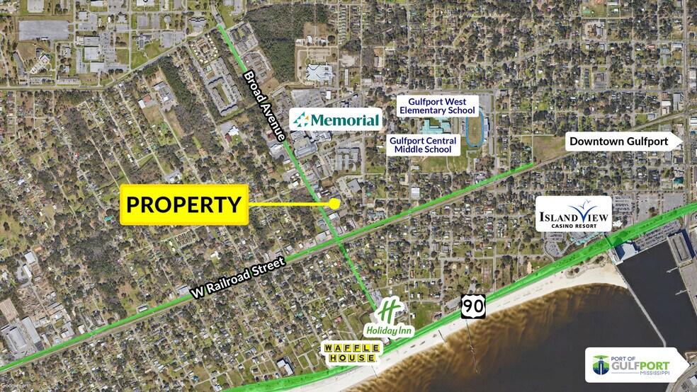 1110 Broad Ave, Gulfport, MS à louer - Photo du bâtiment - Image 2 de 4