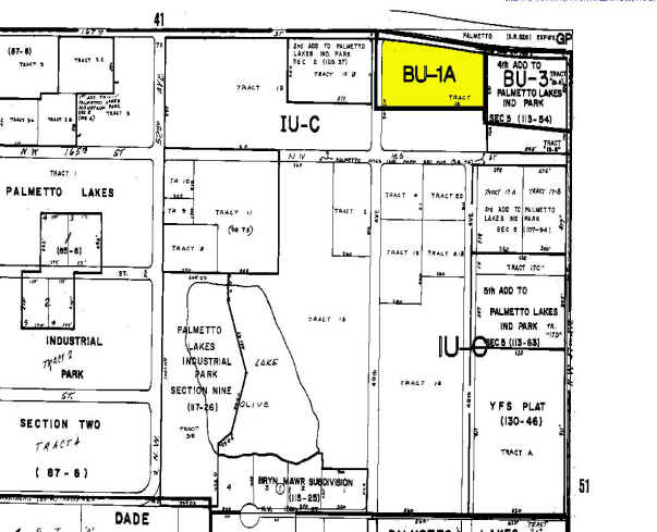 4830-4882 NW 167th St, Miami Gardens, FL à vendre - Plan cadastral - Image 2 de 7