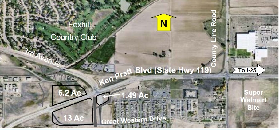 0 Rogers Road - Ken Pratt Blvd & 3rd Ave, Longmont, CO à vendre - Photo du bâtiment - Image 2 de 3