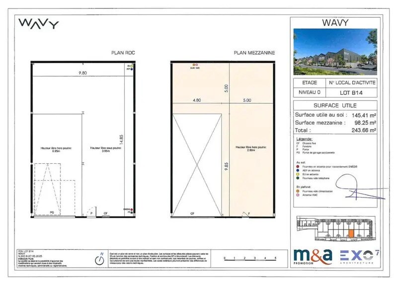 Industrial in Montpellier for lease - Floor Plan - Image 2 of 3