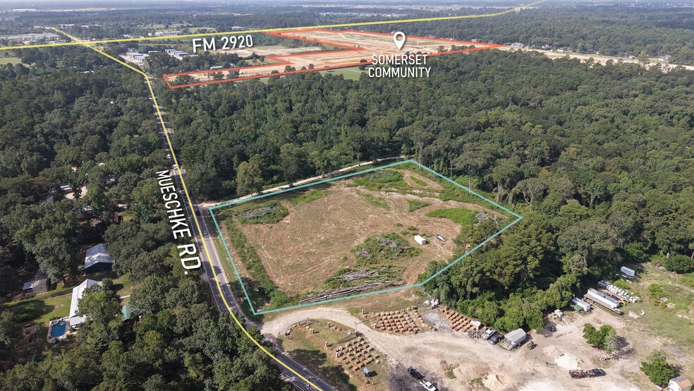 00 Mueschke Rd, Tomball, TX for sale - Aerial - Image 3 of 5