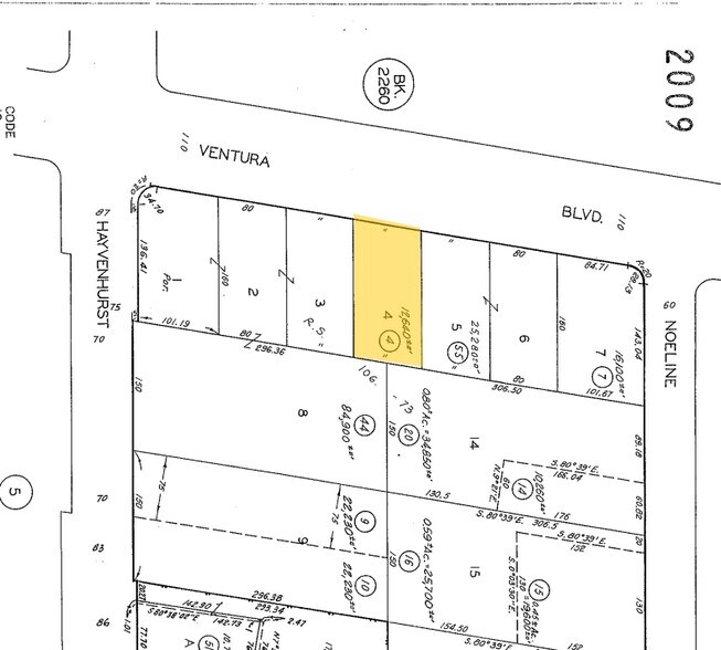 16430 Ventura Blvd, Encino, CA à louer - Plan cadastral - Image 2 de 2