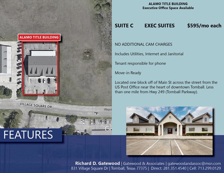 1002 Village Square Dr, Tomball, TX à louer - Photo du bâtiment - Image 2 de 6