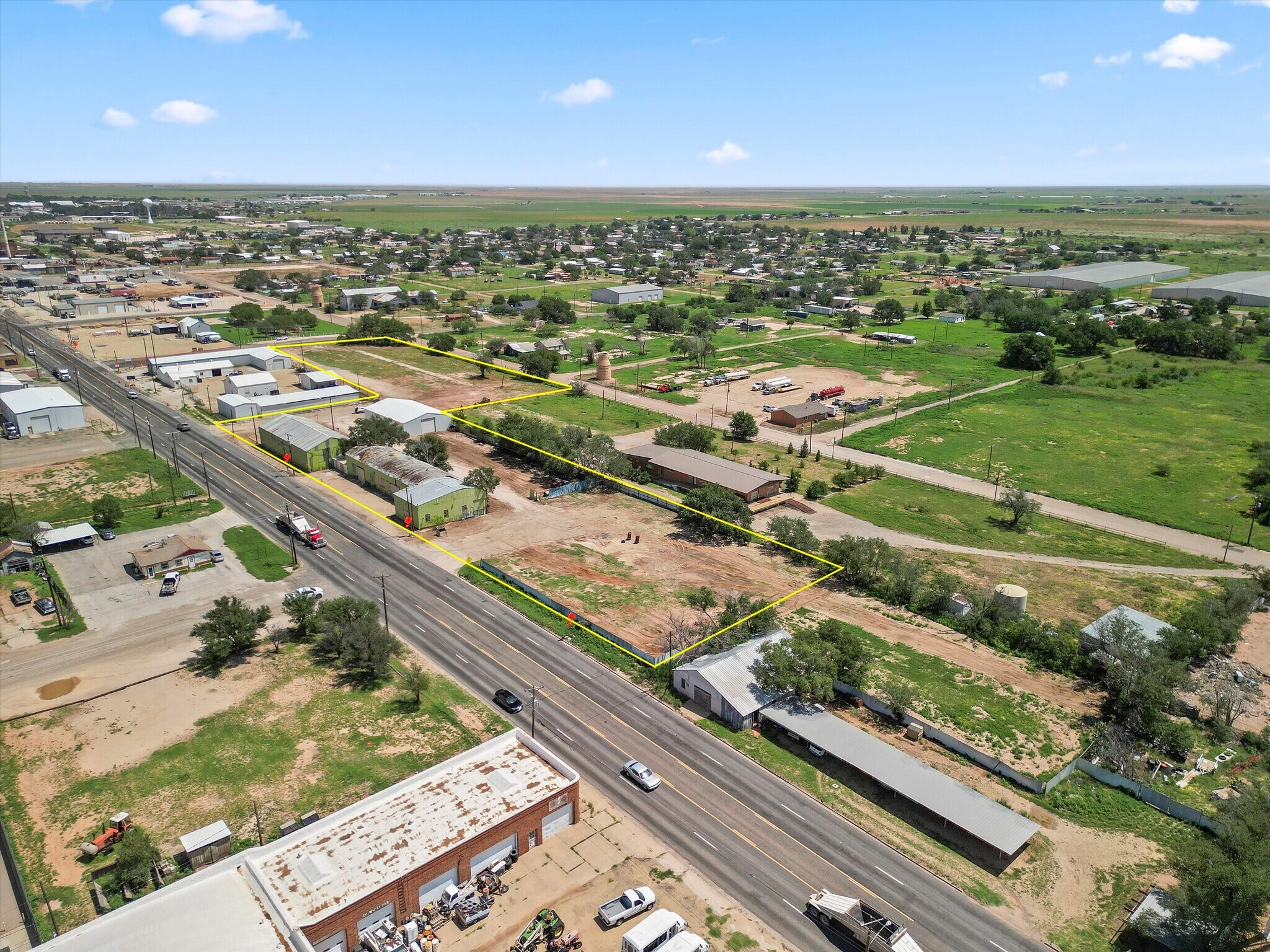 211 S Lynn Ave, Lamesa, TX à vendre Aérien- Image 1 de 19