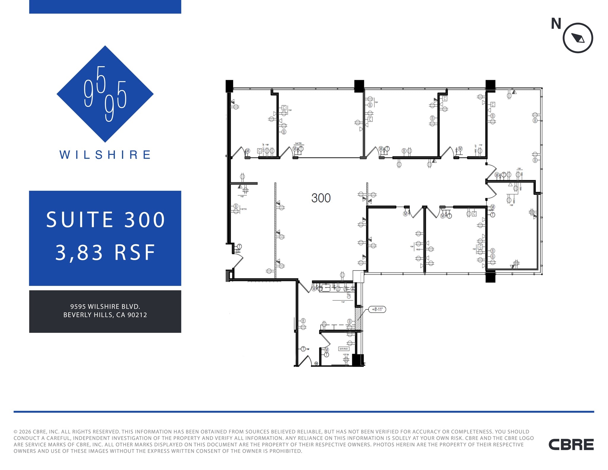 9595 Wilshire Blvd, Beverly Hills, CA à louer Plan de site- Image 1 de 1