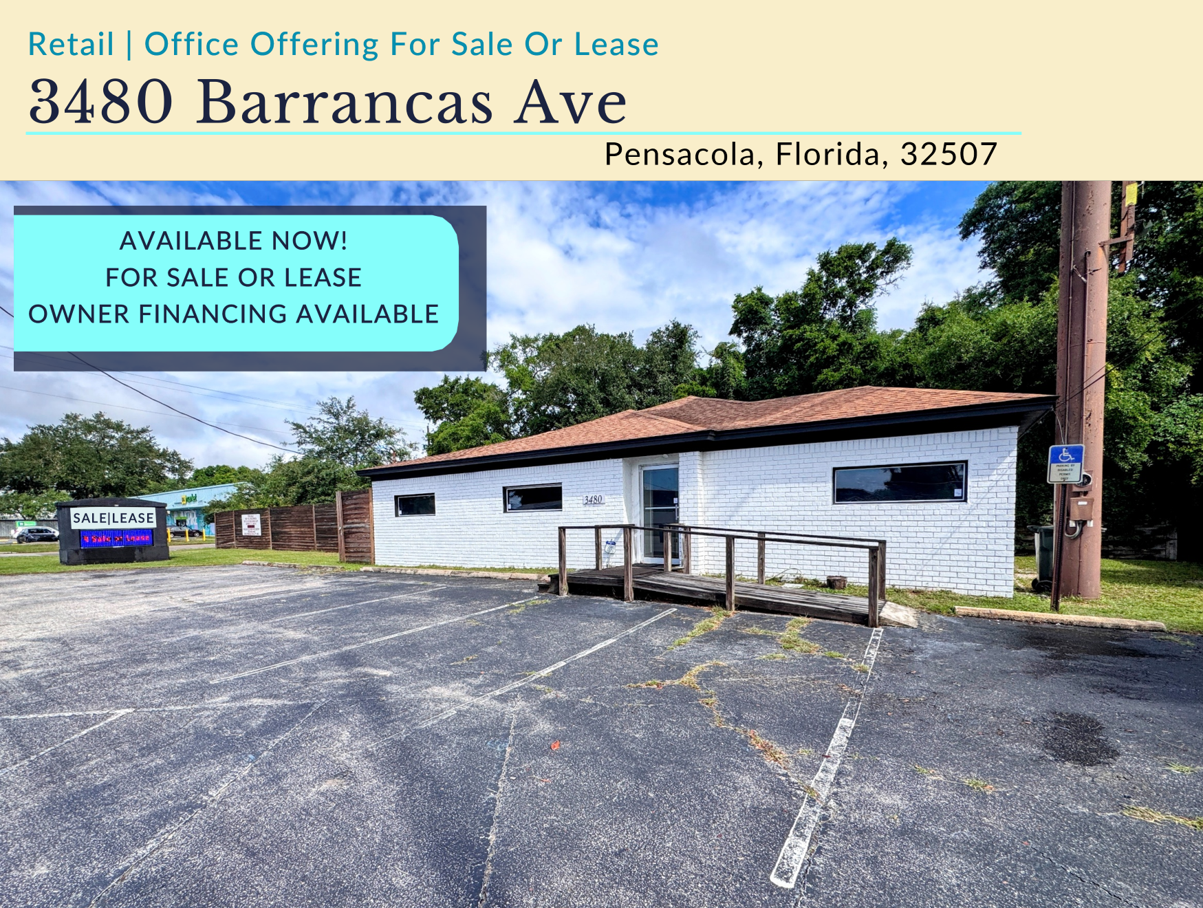 3480 Barrancas Ave, Pensacola, FL for lease Building Photo- Image 1 of 18
