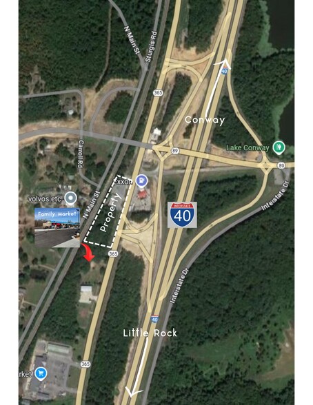 558 Highway 365, Mayflower, AR à vendre - Aérien - Image 2 de 9