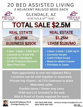 Plus de détails pour Cactus & 47th, Glendale, AZ - Soins de santé à vendre