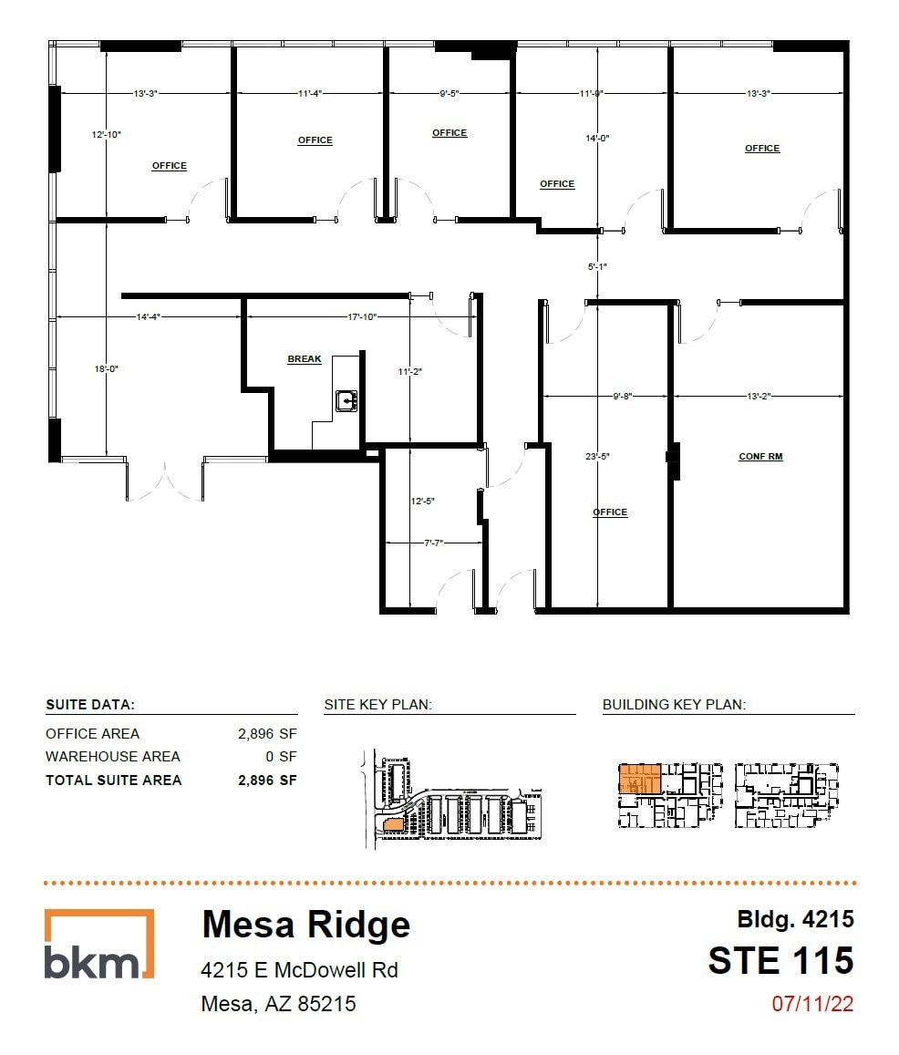4215 E McDowell Rd, Mesa, AZ for lease Floor Plan- Image 1 of 7