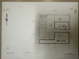 Plus de détails pour 00 20th ST .E. St, Lancaster, CA - Terrain à vendre