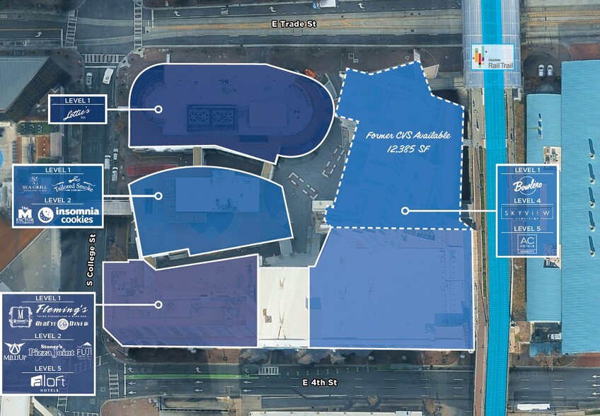 210 E Trade St, Charlotte, NC for lease - Building Photo - Image 3 of 3