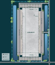 E 400 N & N Graham Rd, Whiteland, IN à louer Plan de site- Image 2 de 3