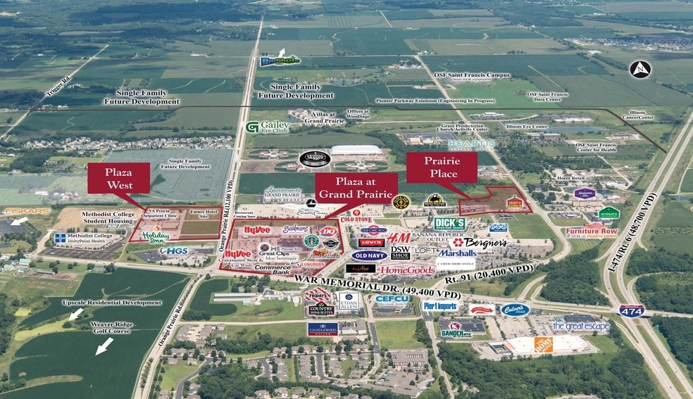 W American Prairie Dr @ N Orange Prairie Dr, Peoria, IL for sale - Building Photo - Image 3 of 5