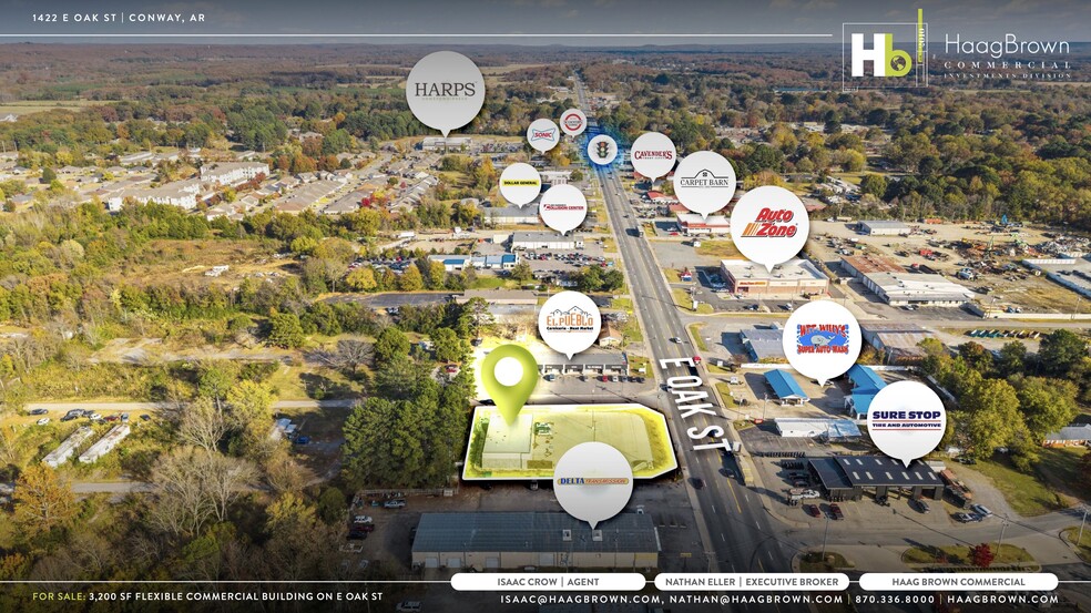 1422 E Oak St, Conway, AR for sale - Building Photo - Image 3 of 6