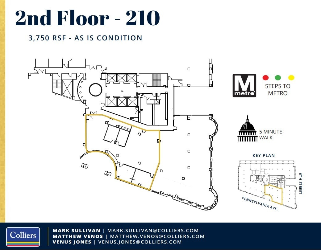 601 Pennsylvania Ave NW, Washington, DC for lease Floor Plan- Image 1 of 1