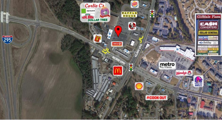 690-700 S Reilly Rd, Fayetteville, NC à louer - Aérien - Image 2 de 8