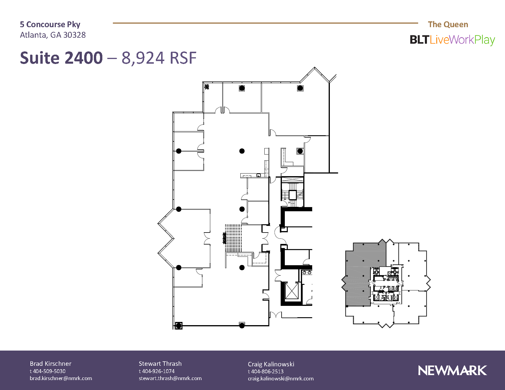 6 Concourse Pky NE, Atlanta, GA for lease Floor Plan- Image 1 of 1