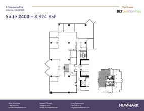 6 Concourse Pky NE, Atlanta, GA for lease Floor Plan- Image 1 of 1