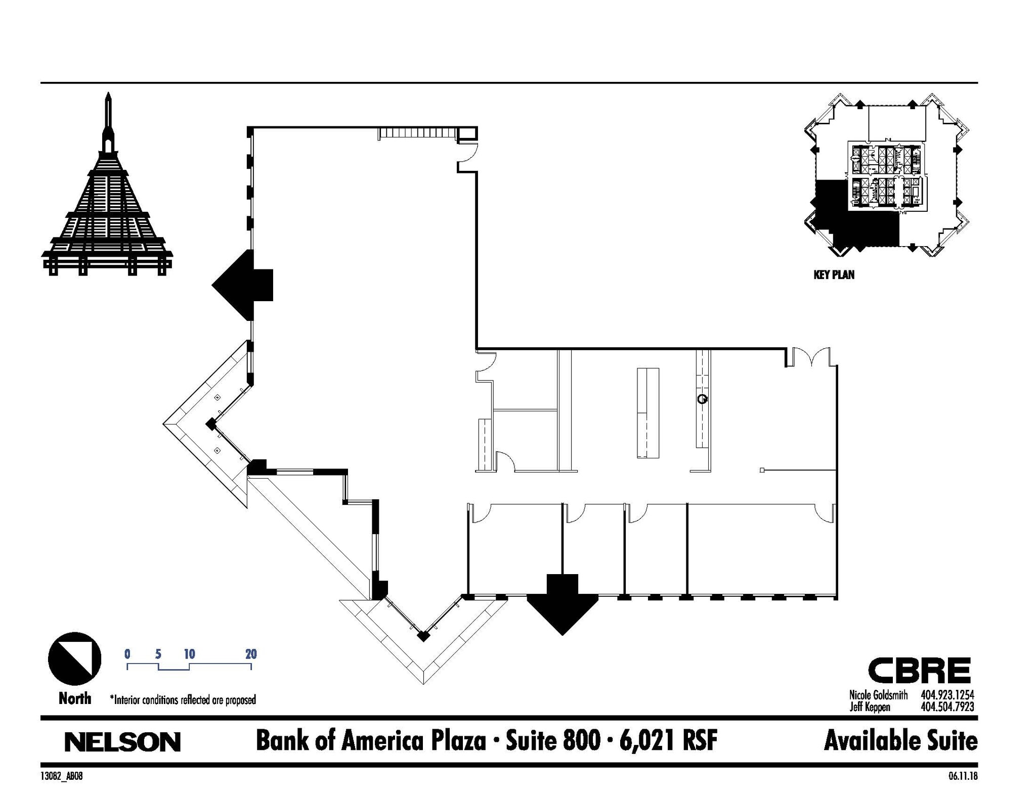 600 Peachtree St NE, Atlanta, GA à louer Plan d’étage- Image 1 de 1
