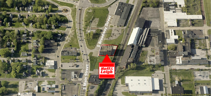 1025 S Broadway St, Akron, OH - Aérien  Vue de la carte