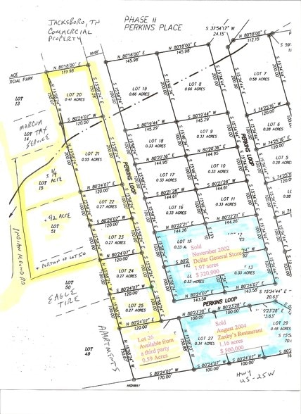 Mt Perkins Lane, LaFollette, TN for sale - Plat Map - Image 2 of 7