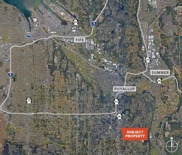 10320 122nd St E, Puyallup, WA - Aerial  map view