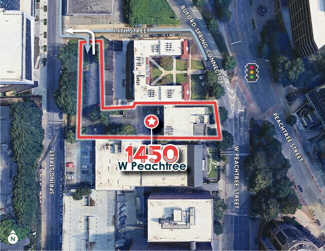 Plus de détails pour 1450 W Peachtree St NW, Atlanta, GA - Terrain à vendre