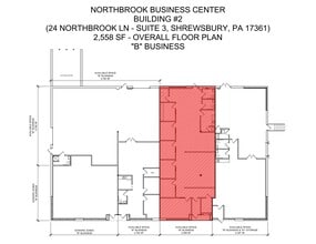 24 Northbrook Ln, Shrewsbury, PA à louer Plan de site- Image 2 de 4