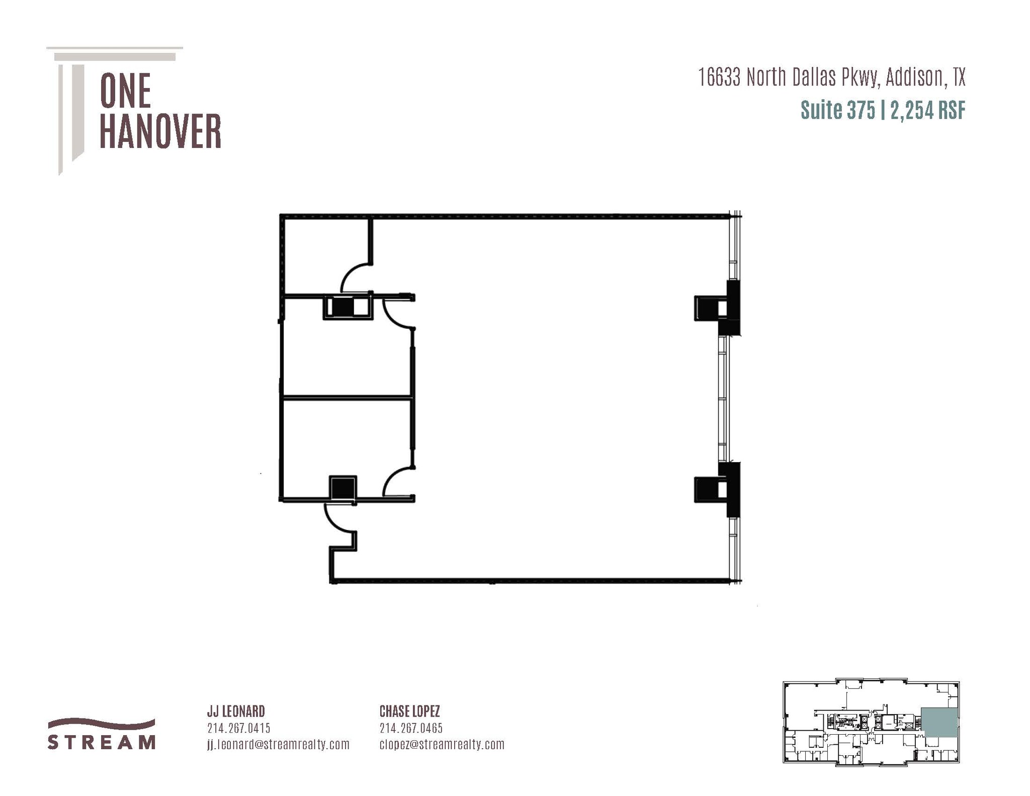 16633 N Dallas Pky, Addison, TX à louer Plan d  tage- Image 1 de 1