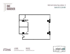 16633 N Dallas Pky, Addison, TX à louer Plan d  tage- Image 1 de 1