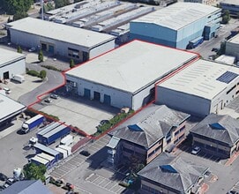 Fleming Way, Crawley, WSX - Aérien Vue de la carte