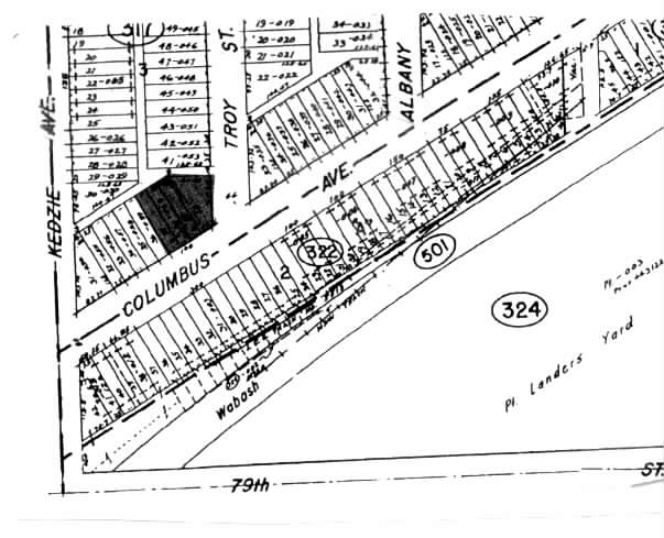 7812 S Troy St, Chicago, IL à vendre - Plan cadastral - Image 2 de 8