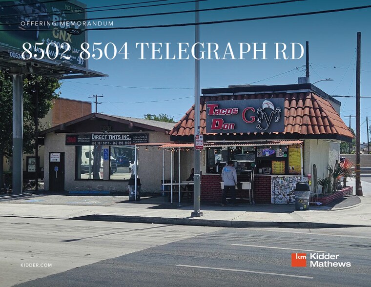 8502-8504 Telegraph Rd, Downey, CA à vendre - Photo du bâtiment - Image 1 de 7
