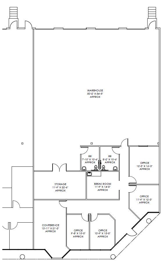 11905-11945 Starcrest Dr, San Antonio, TX à louer Plan d  tage- Image 1 de 3