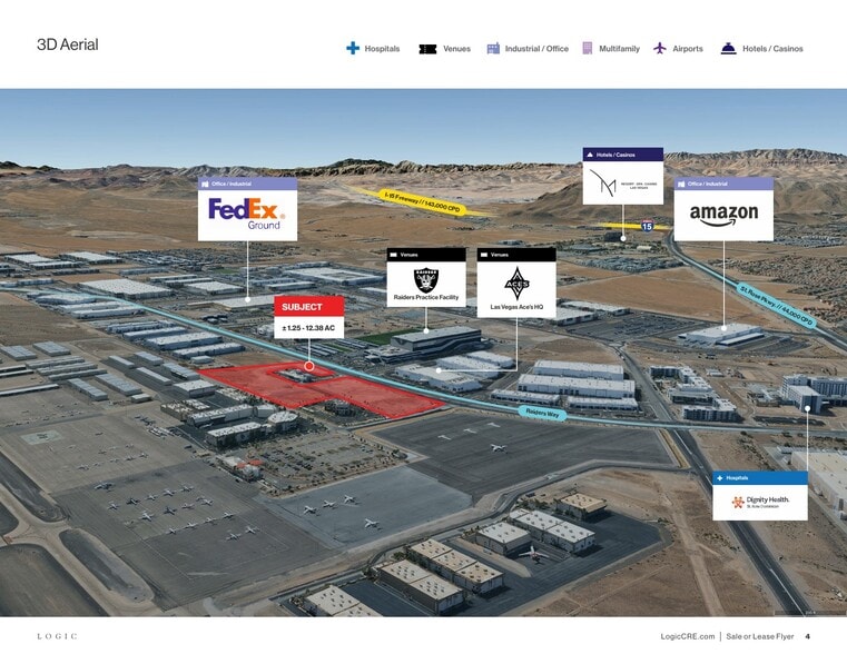 SEC Raiders Way & Executive Terminal Dr, Henderson, NV for lease - Building Photo - Image 2 of 3