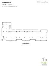 1433 Av De La Gare, Mascouche, QC à louer Plan de site- Image 1 de 1