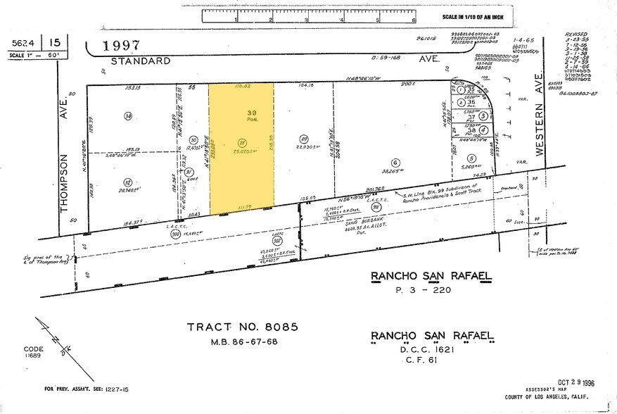 1728 Standard Ave, Glendale, CA à louer - Plan cadastral - Image 2 de 3