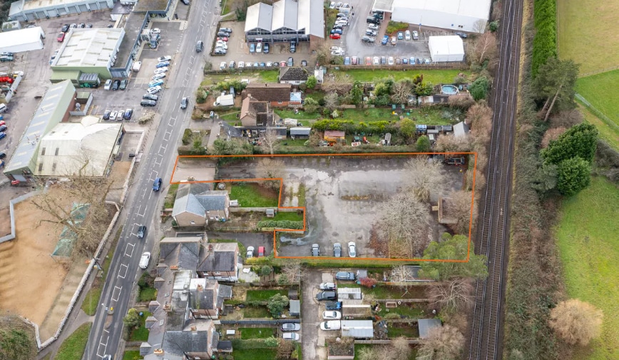 25 London Rd, Pulborough à vendre - Aérien - Image 3 de 4