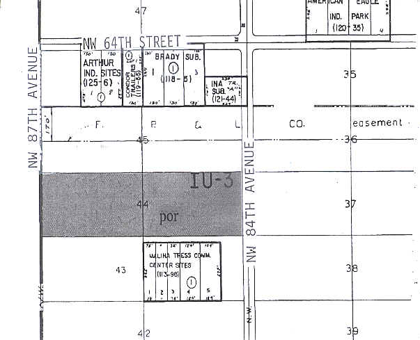 8550-8578 NW 61st St, Miami, FL for lease - Plat Map - Image 2 of 2