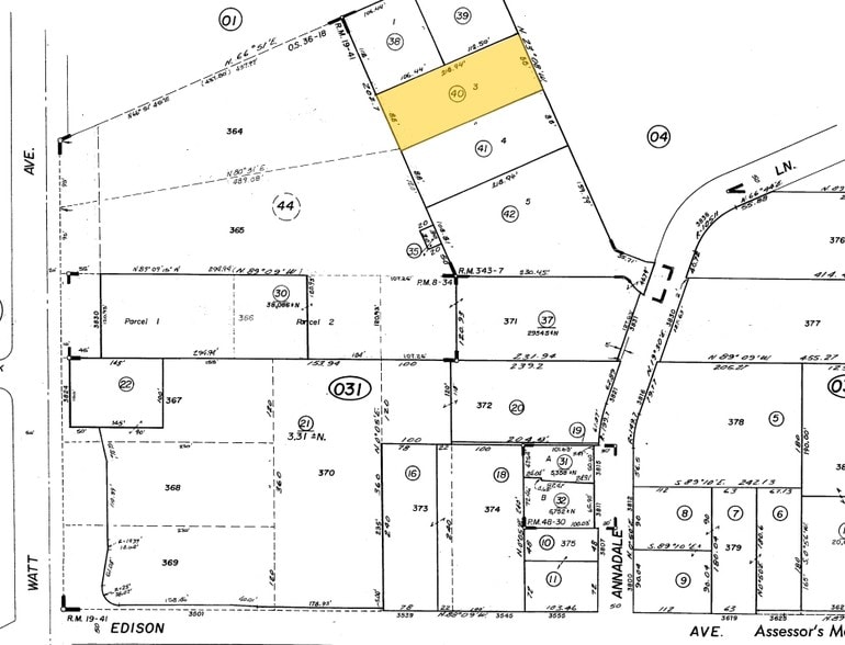 3840 Watt Ave, Sacramento, CA for sale - Plat Map - Image 2 of 45