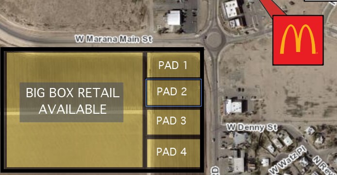 Marana Main, Marana, AZ à vendre - Plan de site - Image 2 de 2