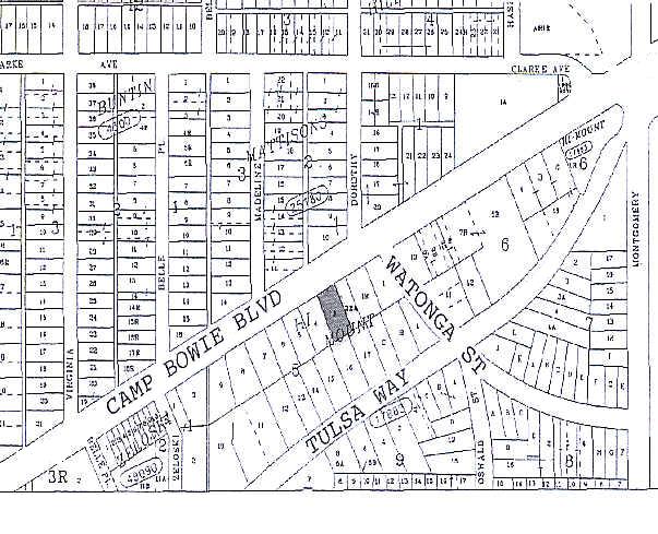 3821 Camp Bowie Dr, Fort Worth, TX à louer - Plan cadastral - Image 3 de 4